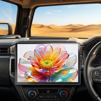 Autoradio universel WiFi pour écran tactile GPS 13 pouces 4G+64G Android pour tableau de bord de voiture avec garantie d'un an