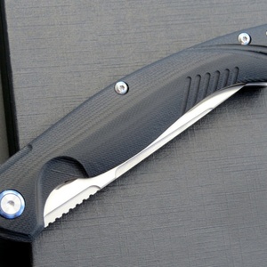 Cuchillo de Bolsillo Táctico Plegable EDC Personalizable OEM, Hoja Fija de Acero D2, Mango G10, para Camping, Caza, Defensa Personal, 1 Año de Garantía - Product Image 4