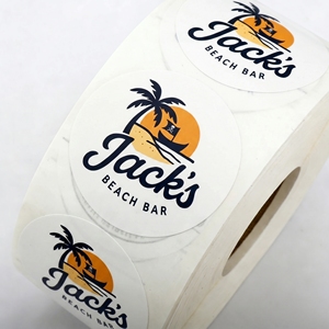 Etiquetas Circulares Personalizadas de PET Impermeables, Impresión Digital, Grabado/Relieve para Logotipos Empresariales, Etiquetas de Embalaje - Product Image 4