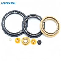 Sello de Resorte Personalizado de PEEK UPE PTFE+CF, Anillo de Sellado Resistente a la Corrosión, Ácidos y Álcalis, de Alta Presión y Alta Temperatura
