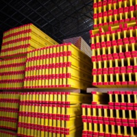 Poutre en bois H20 pour coffrage de construction, utilisée comme poutre de support d'étaiement étanche pour échafaudage
