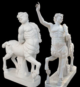 Arte <span class=keywords><strong>classica</strong></span> stile greco figurina a grandezza naturale uomo statua in bronzo centauro scultura - Product Image 4