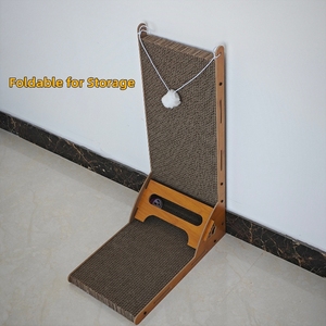 L形壁挂式猫抓挠器宠物用品耐磨家具保护猫玩具 - Product Image 2
