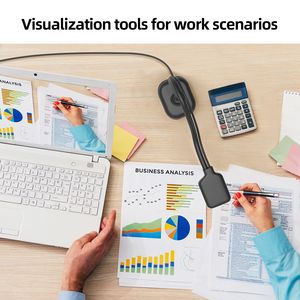 Document Camera for teachers, Webcam for Distance Learning,Manual Focus Camera,with mic,Fold for Mac OS, Windows - Product Image 4
