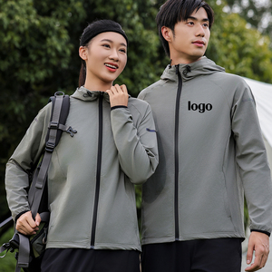 แจ็กเก็ตมีฮู้ดผู้ชายน้ำหนักเบาเสื้อโค้ทผิวแห้งเร็วระบายอากาศได้สำหรับกิจกรรมฤดูร้อน - Product Image 5