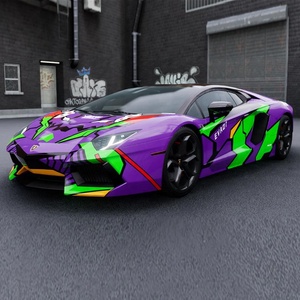 Film de protection de carrosserie <span class=keywords><strong>automobile</strong></span> en vinyle <span class=keywords><strong>camouflage</strong></span> personnalisé, nouveau modèle, sans bulles, motif spécial, personnalité unique - Product Image 1