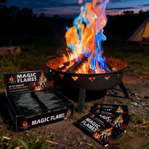 人工魔法の炎 魔法の色が変わる焚き火 屋内外パーティー ホリデー用品用 - Product Image 2