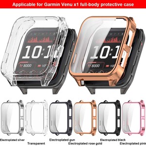 Coque en TPU Forwelleny anti-rayures Protection complète écran PC protecteur coque de protection pour accessoires <span class=keywords><strong>Garmin</strong></span> <span class=keywords><strong>Venu</strong></span> X1 - Product Image 2