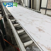 Panel de Pared 3D Decorativo para Interiores, Impermeable, de Alto Brillo, Diseño Moderno y Elegante, Lámina de Pared de Mármol