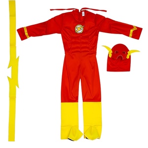 Disfraz de Cosplay XJ Flash Echo de Navidad para Niños, Traje de Héroe de Anime de Moda para Carnaval, Mono de Poliéster - Product Image 3