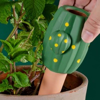 Piques d'arrosage automatique en terre cuite en forme de cactus pour plantes d'intérieur et d'extérieur, lot de 4