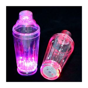 Cocktail <span class=keywords><strong>Shaker</strong></span> Logo Promoción Plástico Alta calidad Logotipo personalizado Bar Herramientas LED <span class=keywords><strong>Flash</strong></span> <span class=keywords><strong>Shaker</strong></span> Plastics Cup - Product Image 3
