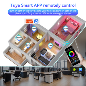 Nuevo Controlador <span class=keywords><strong>LED</strong></span> <span class=keywords><strong>RGB</strong></span> RGBW RGBCCT 3 en 1 con WiFi 2.4G RF y Alta Frecuencia de Atenuación <span class=keywords><strong>PWM</strong></span> de 20KHz - Product Image 3