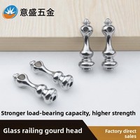 Yisheng Alliage de zinc 4mm 6mm Cintre traversant en forme de gourde pour vêtements, accessoires de quincaillerie pour meubles