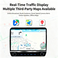 Dingwei Version 4G Écran 10 pouces avec cadre, bouton rotatif, haute définition, Android 12.0, grand écran, Octa-core, Navigation DVD universelle