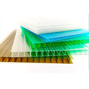 6mm 8mm 10mm Uv extrudé clair cellulaire <span class=keywords><strong>alvéolaire</strong></span> Pergola panneau creux feuilles de <span class=keywords><strong>Polycarbonate</strong></span> pour toit de serre - Product Image 6