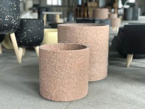 Pot <span class=keywords><strong>de</strong></span> jardin en fibres naturelles, effet terrarium, <span class=keywords><strong>avec</strong></span> jambes en <span class=keywords><strong>bois</strong></span> - Product Image 3
