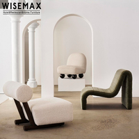 WISEMAX – meubles de créateur, design rétro, canapés de salon, tissu en velours vert, canapé de sol, chaise de détente