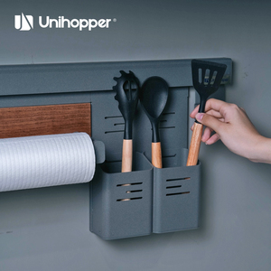 Unihopper NUEVO Sistema de Organización Modular Multifuncional para Cocina, Estantes Ajustables para Utensilios, Montado en la Pared - Product Image 1