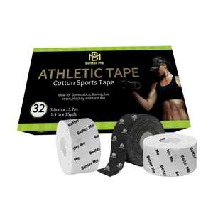 Leukotape Kira Adhesivo Logo Cross Training Algodón rígido Deporte Custom K Tape Sports Muscle Tape