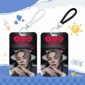 Porte-cartes en gros BTS avec dragonne, porte-clés et porte-photos en PVC pour cartes d'identité, modèles JK, J-HOPE, <span class=keywords><strong>RM</strong></span>, JIN, JIMIN, V - Product Image 3