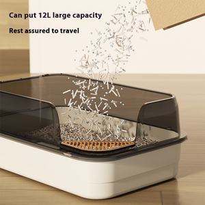 Bassin à litière <span class=keywords><strong>pour</strong></span> chat ouvert semi-fermé surdimensionné haute clôture facile à nettoyer anti-éclaboussures caractéristique fournitures <span class=keywords><strong>pour</strong></span> animaux de compagnie chiens en plastique PP durable - Product Image 2