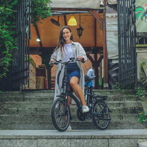 Bicicleta Eléctrica Plegable Urbana con Asistencia de Pedaleo Inteligente, Horquilla Delantera con Suspensión, Batería de 36V 13Ah, Shimano 7 Velocidades, con Bolsa Gratis - Product Image 1