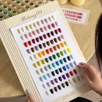 MSHING99 2026 Nouveau Kit de Gel à Ongles Couleurs Unies 100 Couleurs Haute Qualité Longue Durée Non Toxique Gel UV pour Salon Vente en Gros ODM/OEM