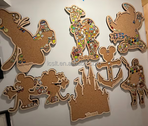 Organisateur de tableau en liège mural de style château, fabrication directe d'usine, sur mesure - Product Image 4