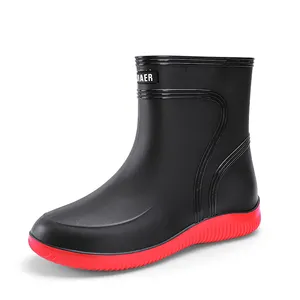 Novos modelos 2023 alta qualidade homens botas de chuva para as mulheres moda impermeável slip-on borracha homens sapatos de pesca no tornozelo made in china