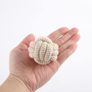 Yüksek kalite dayanıklı <span class=keywords><strong>Sisal</strong></span> pamuk halat topu çevre dostu keten kemik köpek Chew oyuncak çanta ambalaj ile klasik tarzı Pet oyuncak - Product Image 3