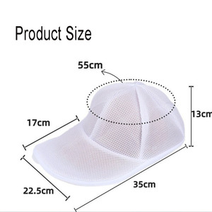 Approvisionnement d'usine maille casquette de Baseball lavage protecteur chapeau <span class=keywords><strong>sac</strong></span> de lavage panier <span class=keywords><strong>à</strong></span> <span class=keywords><strong>linge</strong></span> panier casquette nettoyant <span class=keywords><strong>Machine</strong></span> détachable - Product Image 2
