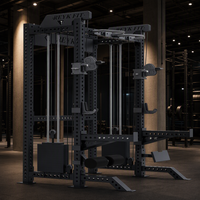 Rack d'entraînement Squat Little Bird amélioré en acier inoxydable pour usage commercial, avec pile de poids de plus de 75 kg, machine de musculation unisexe pour salle de sport