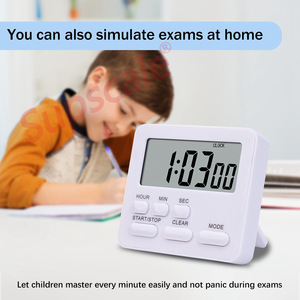 Temporizador de cocina con pantalla LCD grande, reloj electrónico de cuenta regresiva para cocinar, gestión del tiempo para estudiantes - Product Image 4