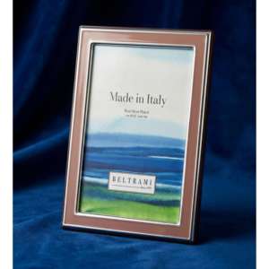 Beltrami Photo <b>Frame</b> <b>4x6</b> Silver Plated Metal <b>Frame</b> Made in Italy - Product Image 3