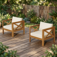 Chaise d'extérieur en bois commercial, robuste, pour jardin, terrasse, restaurant, café, hôtel, complexe hôtelier, vente en gros