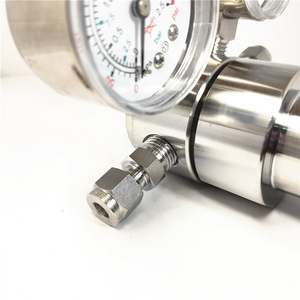 Forte STR41 ad alta purezza <span class=keywords><strong>Gas</strong></span> ad alta pressione in acciaio inox calibro regolatore per gpl propano Argon elio acetilene <span class=keywords><strong>Gas</strong></span> naturale 1 - Product Image 5