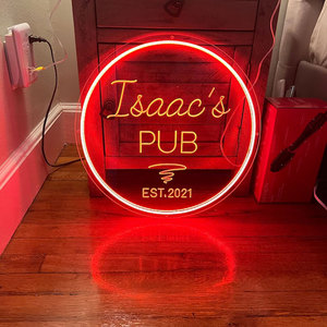 Letrero de barra personalizado 2024, ventana de cafetería minorista alimentada por USB, letrero abierto LED, letrero de bienvenida de <span class=keywords><strong>24</strong></span> <span class=keywords><strong>horas</strong></span> para decoración de tienda - Product Image 6