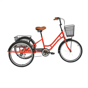 Marché de gros en Chine 24 ''Tricycle 6 vitesses Tricycle de magasinage Tricycle pas cher pour adultes - Product Image 1