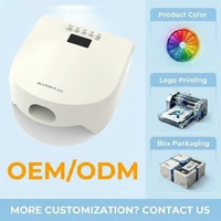 Lámpara UV LED para Uñas, Doble Zona, para un Solo Dedo o Mano Completa, 57 Perlas, Sensor Automático, Pantalla LCD, Venta al por Mayor, OEM, ODM, Directo de Fábrica