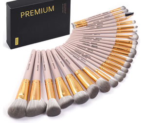 Para <span class=keywords><strong>Maange</strong></span>, juego de <span class=keywords><strong>brochas</strong></span> de maquillaje de gama alta de 25 piezas, herramientas de belleza profesionales para la cara, incluyendo <span class=keywords><strong>brochas</strong></span> de sombra de ojos para rubor en polvo suelto - Product Image 4