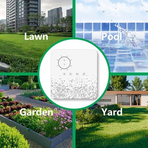 Contrôleur d'arrosage intelligent 8 zones compatible Alexa, commande vocale, contrôle par application iOS/Android, minuterie d'irrigation WiFi pour la maison - Product Image 4