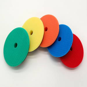 AE bantalan spons pemoles mobil pola jaring, bantalan pengilap mobil 5 inci 125mm untuk memoles mobil - Product Image 2