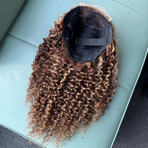Piano Highlight Deep wave 5×5 HD Lace Closure Brazilian Virgin Human Hair <b>Wig</b> Adjustable Invisible Lace <b>Wigs</b> For Women - Product Image 4