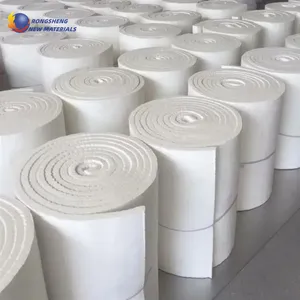 Rolo De Cobertor De Lã De Fibra Cerâmica De 6-50mm Isolamento Cobertor De Silicato De Alumínio De Fibra Cerâmica