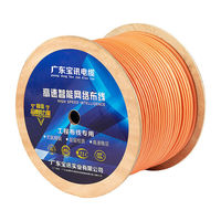 Cable Ethernet Cat6a/Cat7 FTP/SFTP Cableado de comunicación Conductor de cobre Chaqueta de PVC Conector RJ45 Disponible 1M 5M 100M Longitudes
