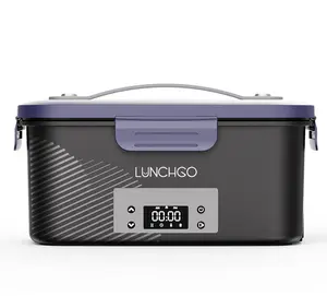 Selbstheizende Lunchbox wiederaufladbare elektrische Lunchbox thermischer Speisenbehälter Edelstahl beheizte Lunchbox