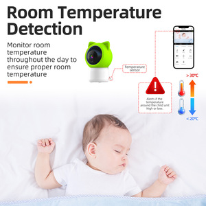 BMD308 WIFI Großhandel Big Eyes Baby phone Innen überwachung Shake Head Maschine Baby phone Baby <span class=keywords><strong>Watcher</strong></span> - Product Image 5