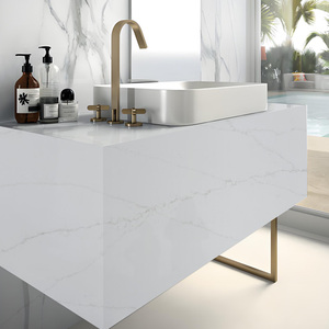 แผ่นไม้วีเนียร์หินควอทซ์แผ่นครัวที่หรูหราในร่มเคาน์เตอร์โต๊ะในครัวโต๊ะเครื่องแป้งแผ่นควอตซ์ขายส่ง - Product Image 3