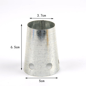 Couverture coupe-vent pour lampe à alcool, tôle de fer galvanisé, couvercle de lampe en métal, lampe à alcool pour expériences chimiques, enseignement - Product Image 1
